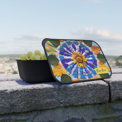"Connection to Nature: A Creative Mandala". - Bam Boo! Lifestyle PLA Bento Box with Band and Utensils