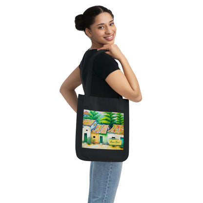 "A Feast For the Eyes: Capturing the Beauty of Nature in Oil." - Bam Boo! Lifestyle Eco-friendly Tote Bag