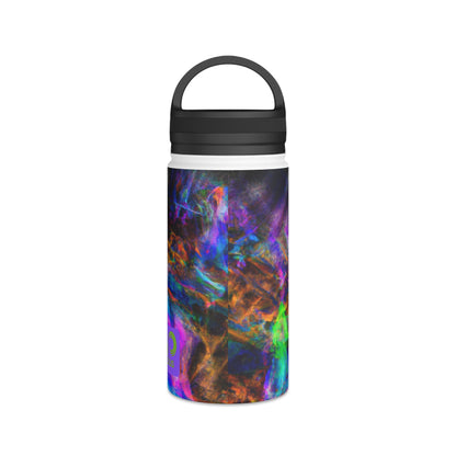 "The Lifeblood of the Game: Capturing the Thrill of Sports" - Go Plus Stainless Steel Water Bottle, Handle Lid