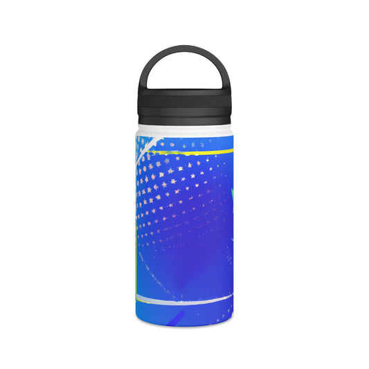 "Designing a Dynamic Sportscape" - Go Plus Stainless Steel Water Bottle, Handle Lid