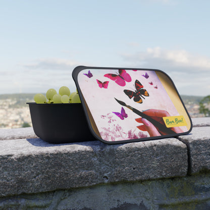 "A Capture of Seasons" - Bam Boo! Lifestyle Eco-friendly PLA Bento Box with Band and Utensils