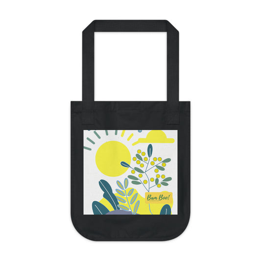 "Abstract Landscape Portrait: A Fusion of Color and Nature" - Bam Boo! Lifestyle Eco-friendly Tote Bag