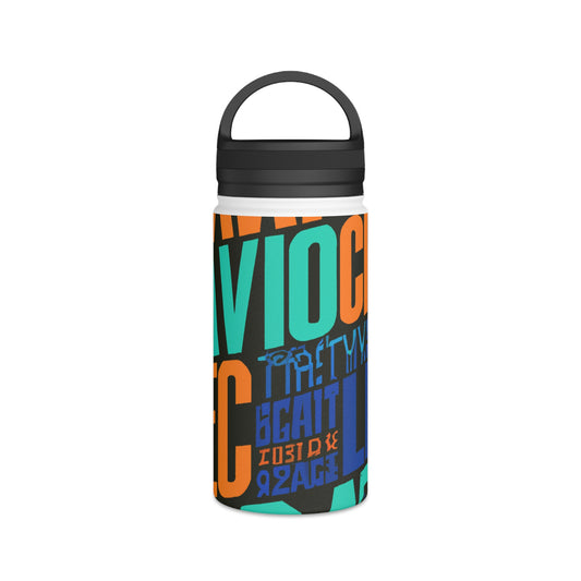 Dynamic Sports Fusion Artwork - Go Plus Stainless Steel Water Bottle, Handle Lid