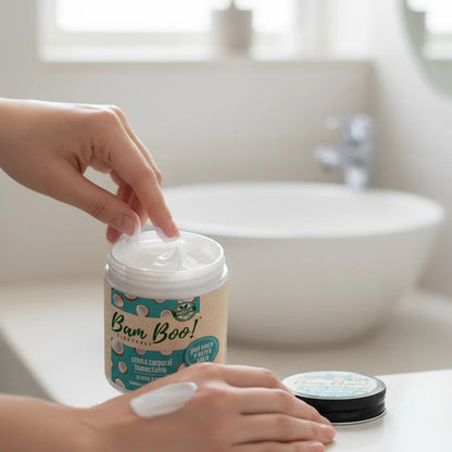 🥥 Crema Humectante Aroma a Coco para Cara y Cuerpo 220 g | Bam Boo! Lifestyle