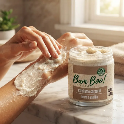 Oil-Based Body Scrub Vanilla Aroma 100 g Bam Boo! Lifestyle