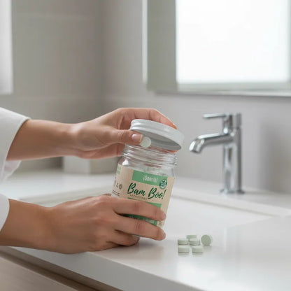 Frasco de Pasta Dental Sólida de 75g Bam Boo! Lifestyle | Hierbabuena