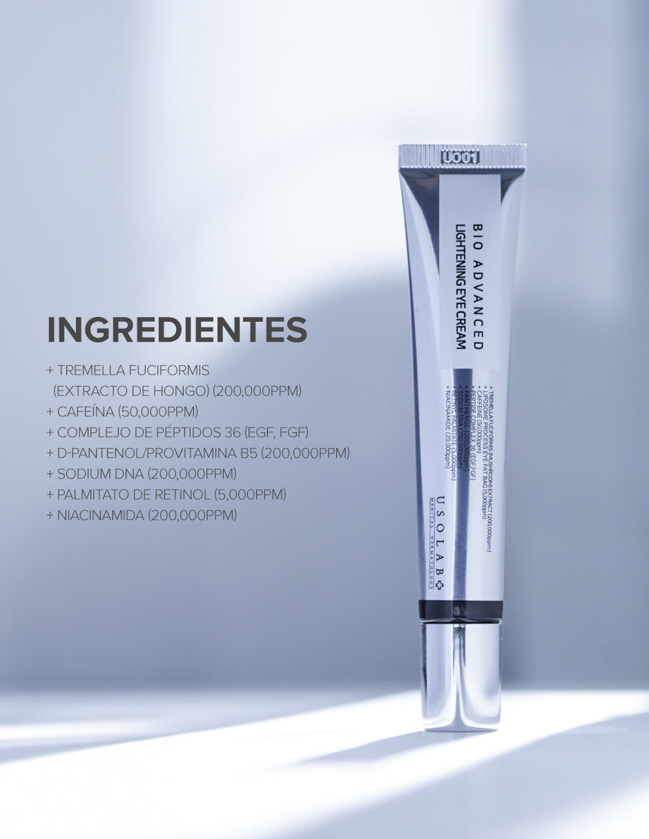 Contorno de Ojos de USOLAB Bio Advanced Lightening Eye Cream