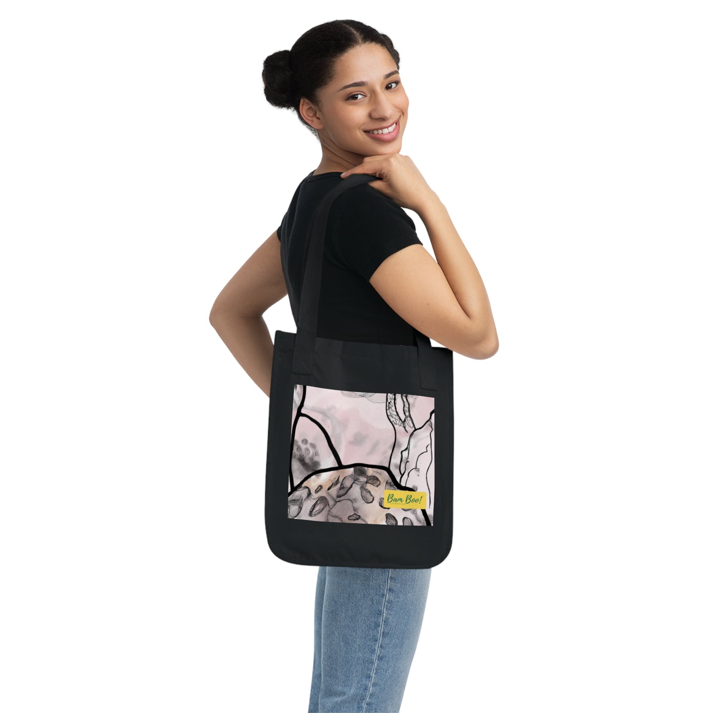 "The Natural Exuberance of Abstraction" - Bam Boo! Lifestyle Eco-friendly Tote Bag