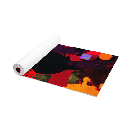 "Spectacular Movement: A Abstract In-Motion Artwork" - Go Plus Foam Yoga Mat