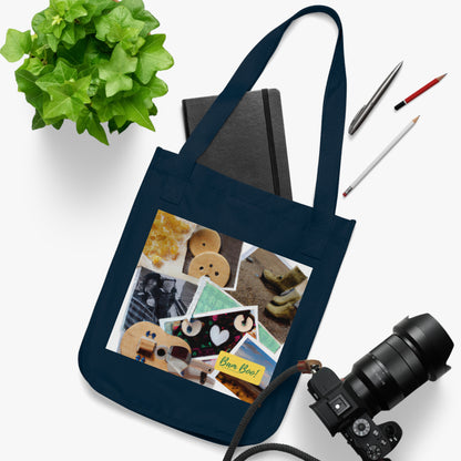 "Memories of My Childhood: A Photographic and Found Artifact Collage" - Bam Boo! Lifestyle Eco-friendly Tote Bag