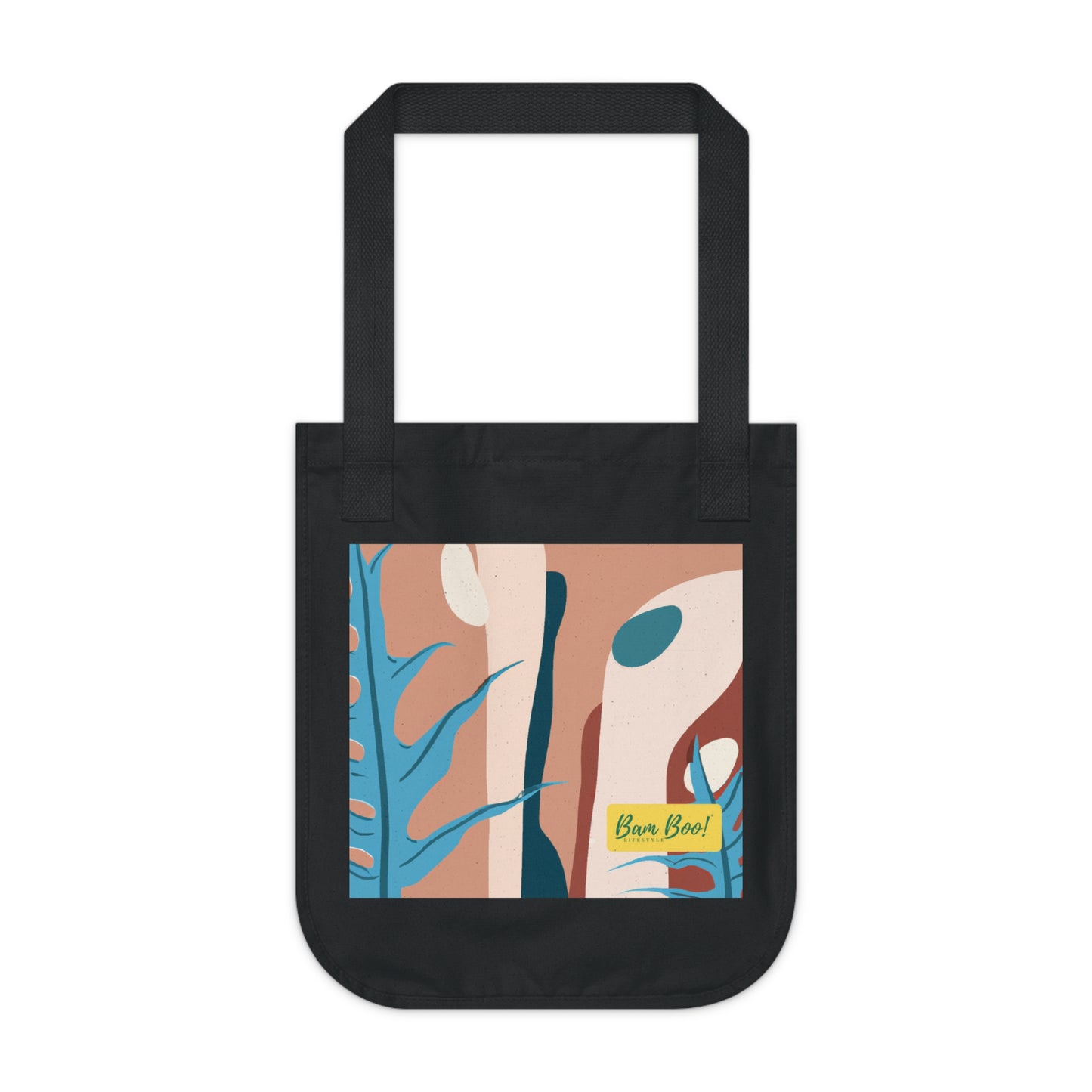 "Abstract Expression: Invoking Emotion Through Color, Shape, and Line" - Bam Boo! Lifestyle Eco-friendly Tote Bag