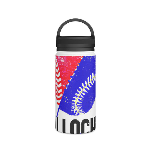 "Inter-Sport Art Fusion" - Go Plus Stainless Steel Water Bottle, Handle Lid