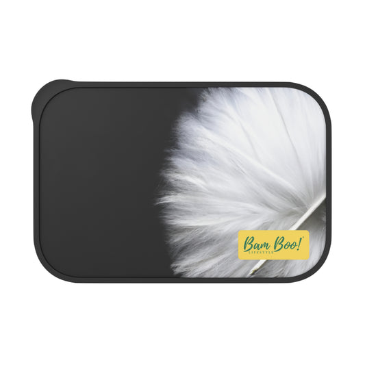 "Between the Shades of Light and Dark" - Bam Boo! Lifestyle Eco-friendly PLA Bento Box with Band and Utensils