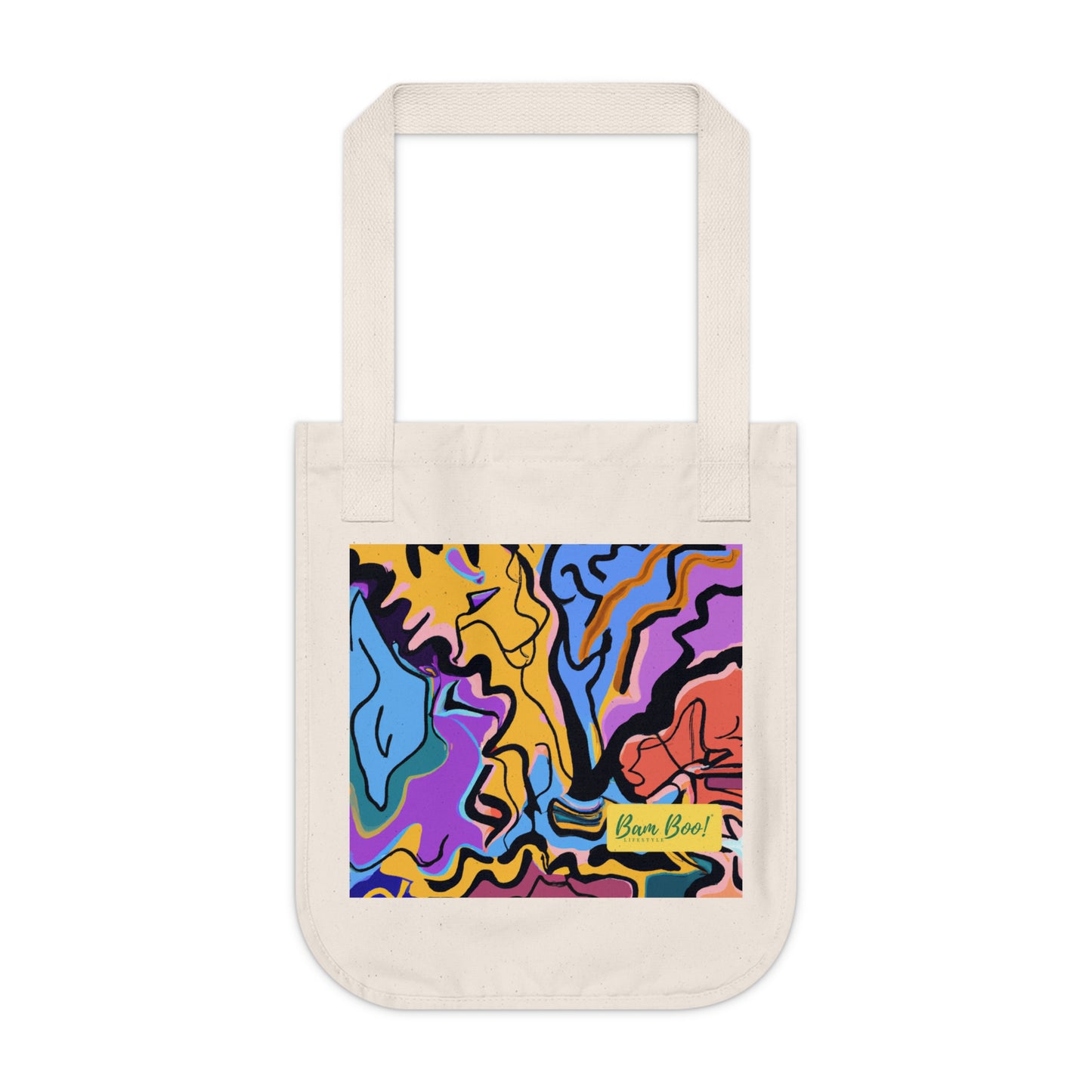 My Transformative Treasures: An Abstract Art Journey - Bam Boo! Lifestyle Eco-friendly Tote Bag