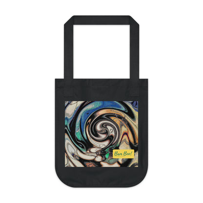 "Digital Disorientation: An Exploration of Digital Distortion Through Image-Editing and Painting". - Bam Boo! Lifestyle Eco-friendly Tote Bag