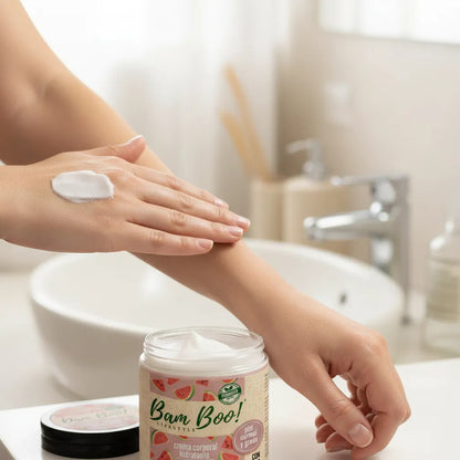 Crema Hidratante de Sandía para Cara y Cuerpo 220 g | Bam Boo! Lifestyle