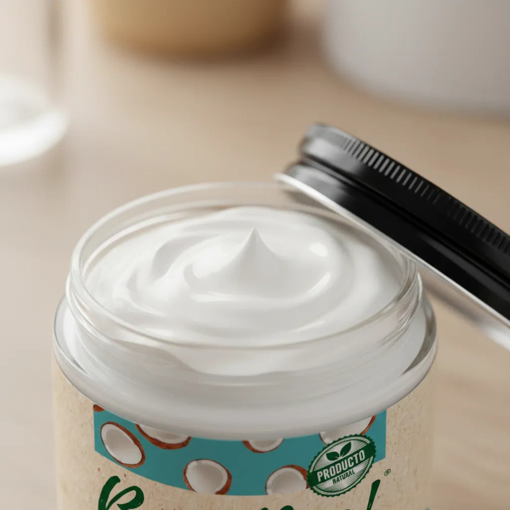 🥥 Crema Humectante Aroma a Coco para Cara y Cuerpo 220 g | Bam Boo! Lifestyle