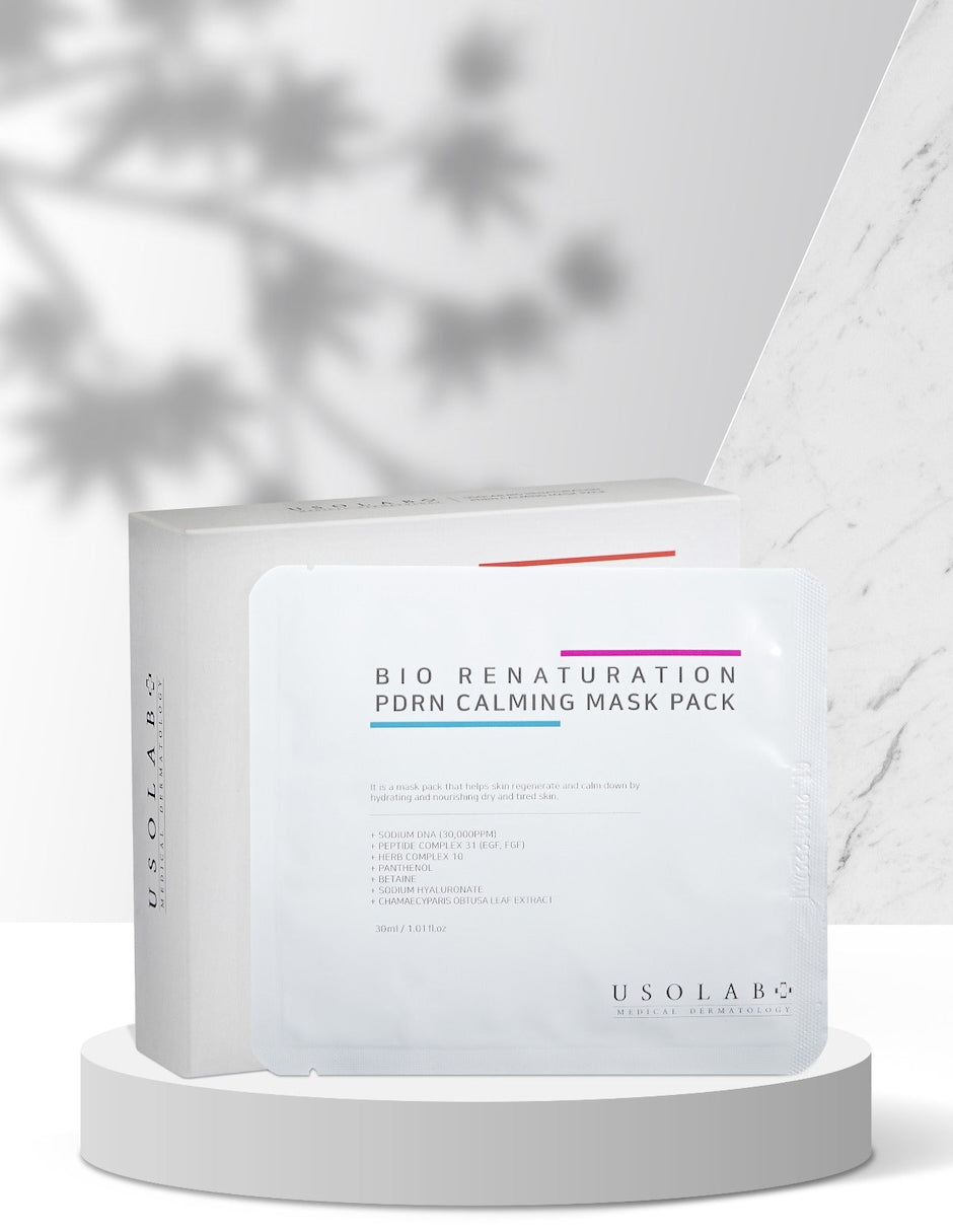 Mascarilla Facial de USOLAB Bio Renaturation PDRN Calming Mask