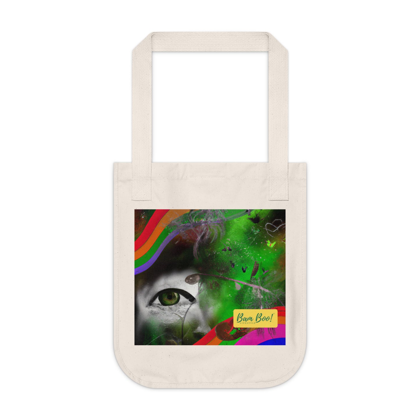 "Visually Challenging: Interweaving Photography and Painting" - Bam Boo! Lifestyle Eco-friendly Tote Bag