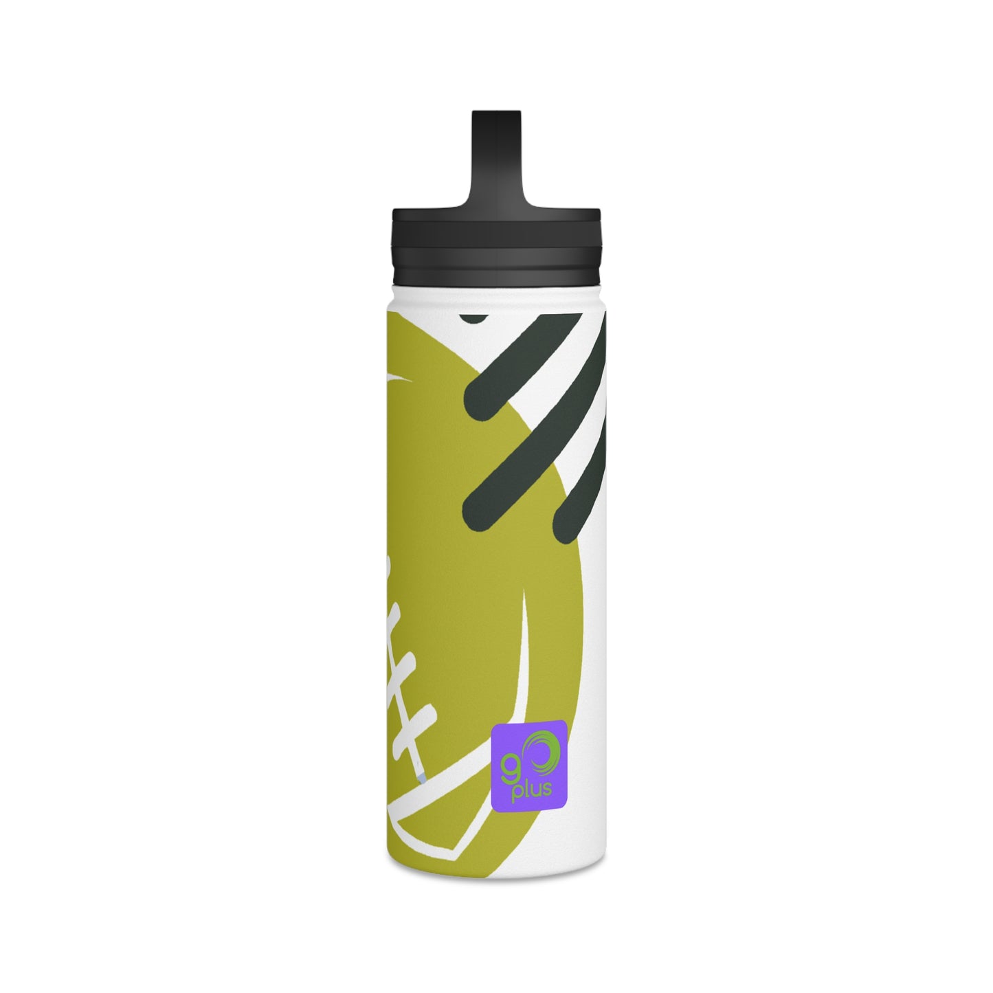 Bold Moves: Exploring The Emotions of My Favourite Sport - Go Plus Stainless Steel Water Bottle, Handle Lid