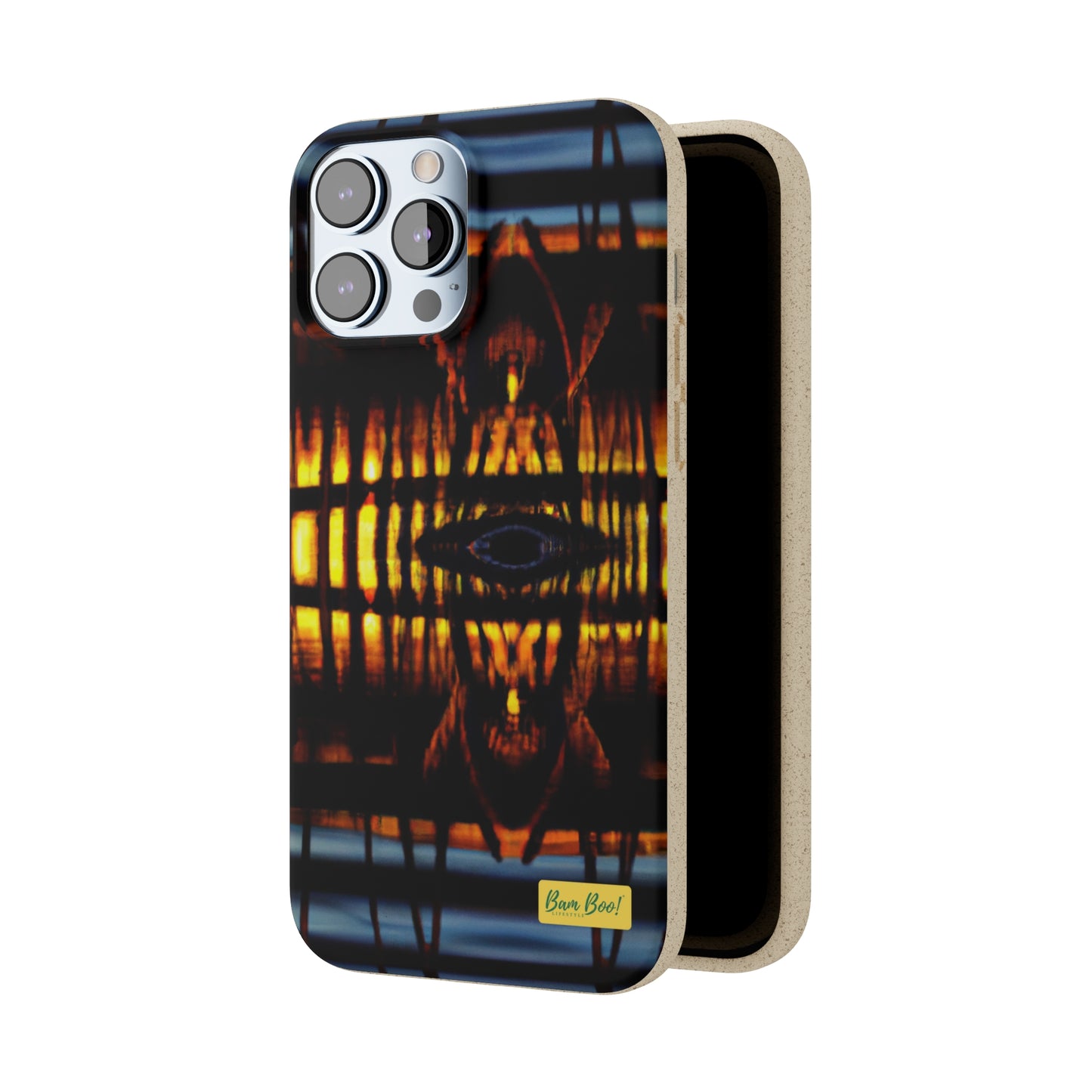 "Aquatic Reflections: An Abstract Digital Artwork" - Bam Boo! Lifestyle Eco-friendly Cases