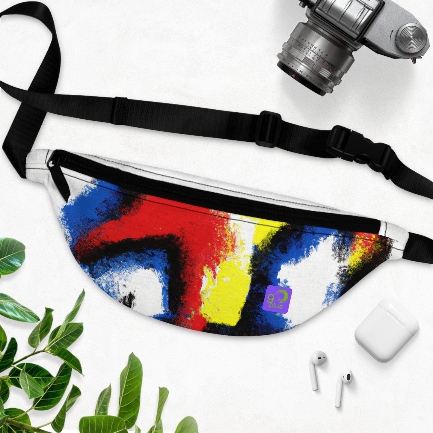 "Catch the Thrill: An Explosive Sports Moment in Color and Line" - Go Plus Fanny Pack