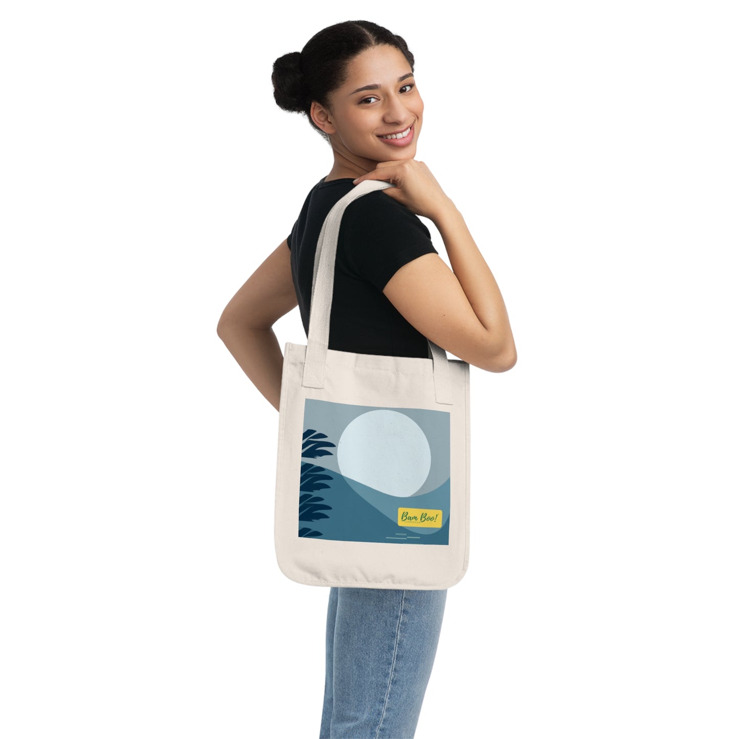 "Nature's Contrasting Colors & Shapes" - Bam Boo! Lifestyle Eco-friendly Tote Bag