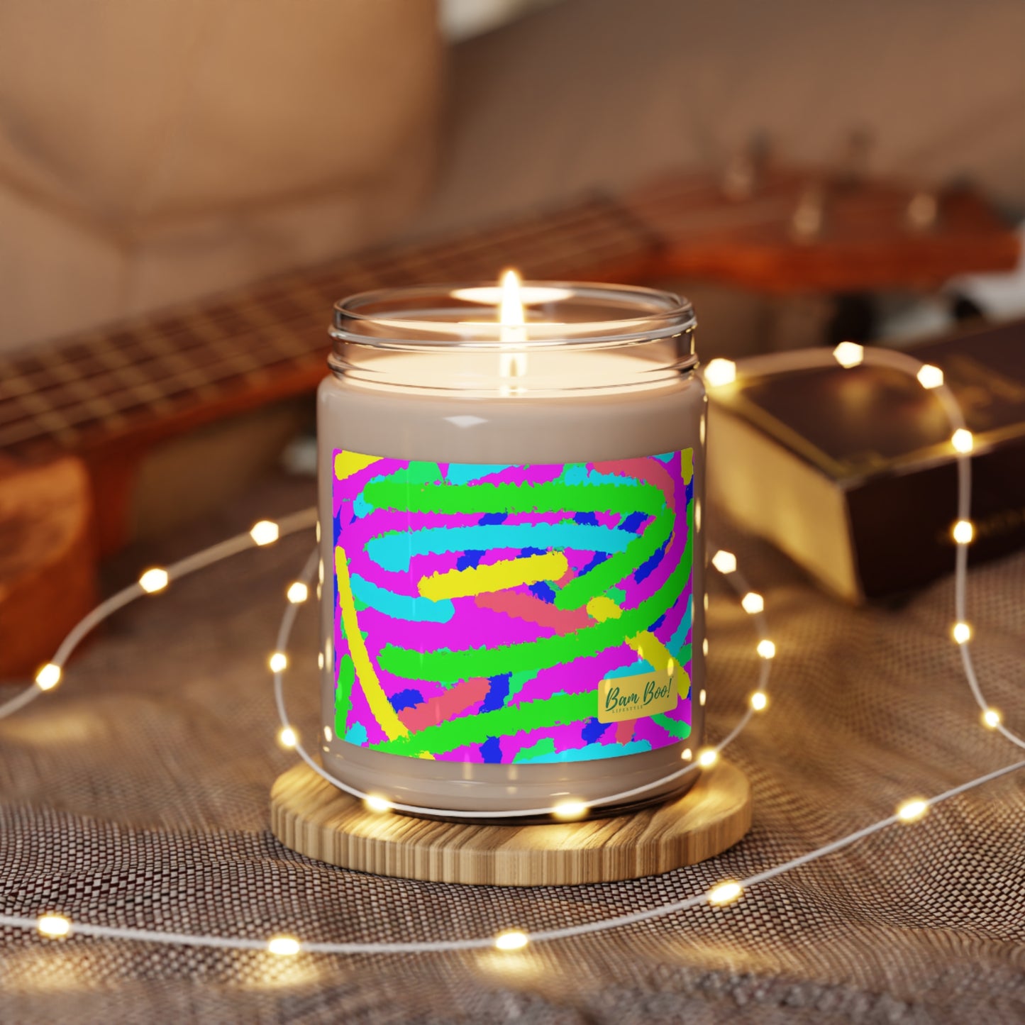 "Radiant Resonance: Exploring Color Through Emotion" - Bam Boo! Lifestyle Eco-friendly Soy Candle