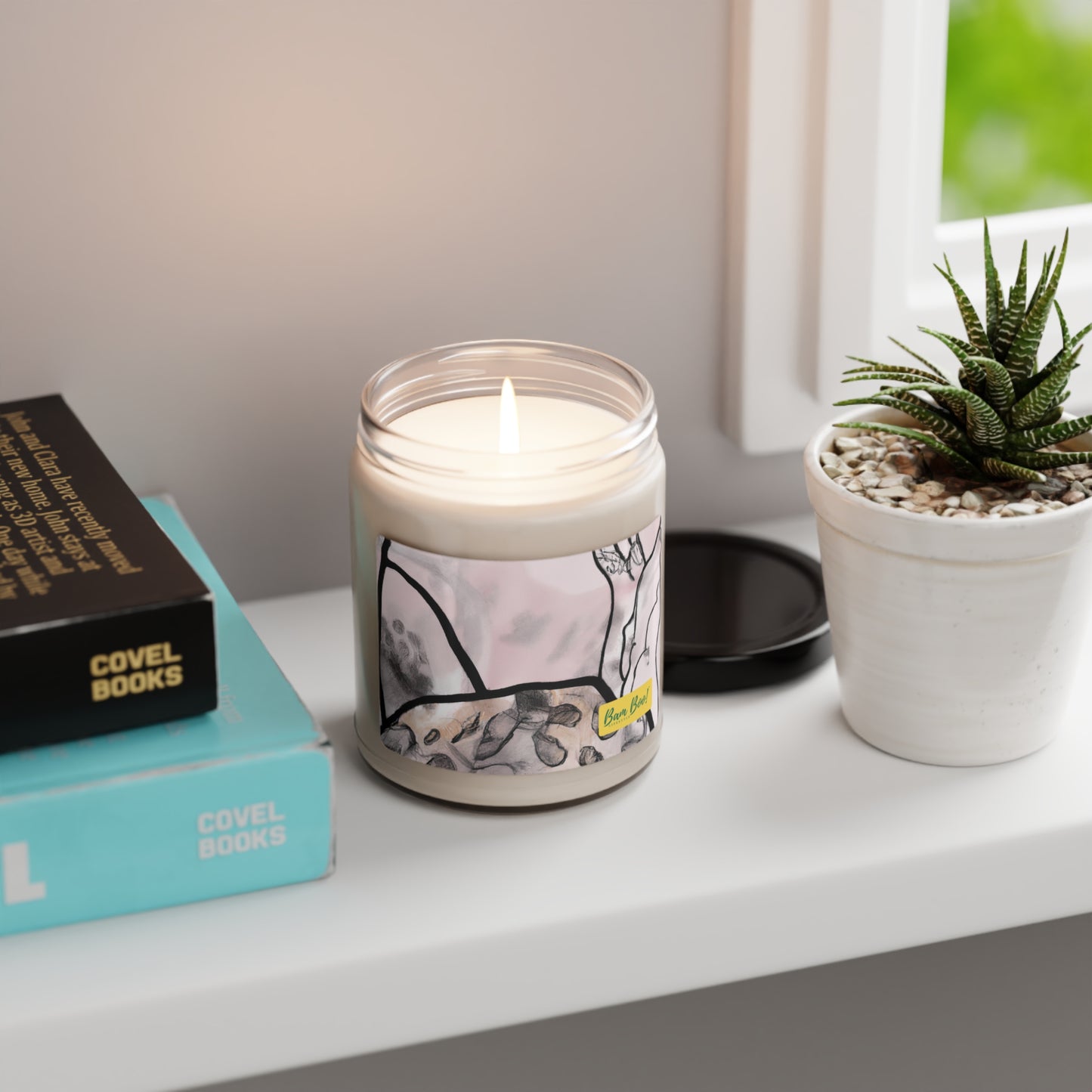 "The Natural Exuberance of Abstraction" - Bam Boo! Lifestyle Eco-friendly Soy Candle