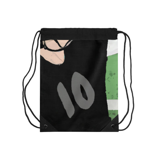 "A Dynamic Mosaic of the Sport: Capturing the Passion of Play" - Go Plus Drawstring Bag