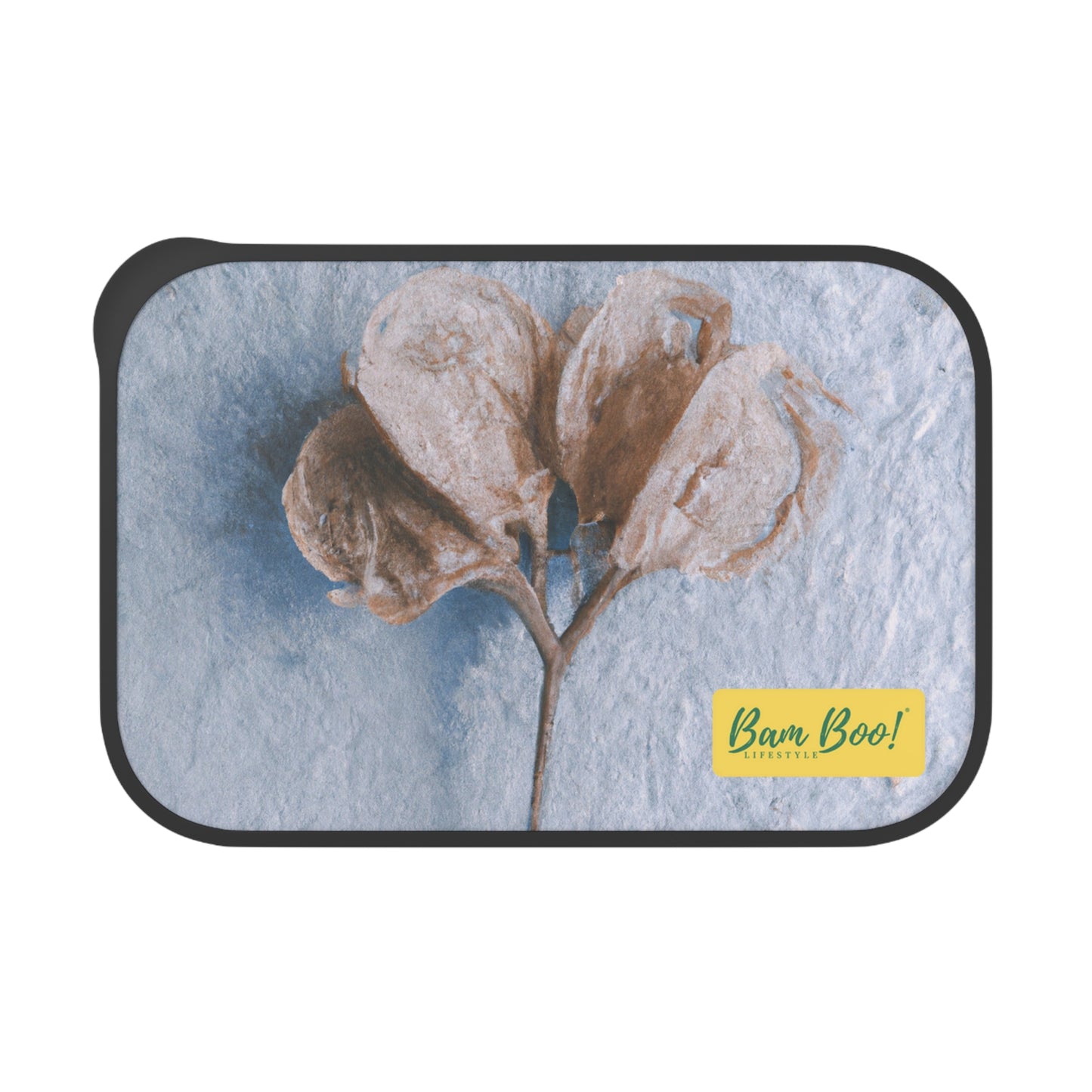 "Surprising Beauty: An Unexpected Artpiece" - Bam Boo! Lifestyle Eco-friendly PLA Bento Box with Band and Utensils
