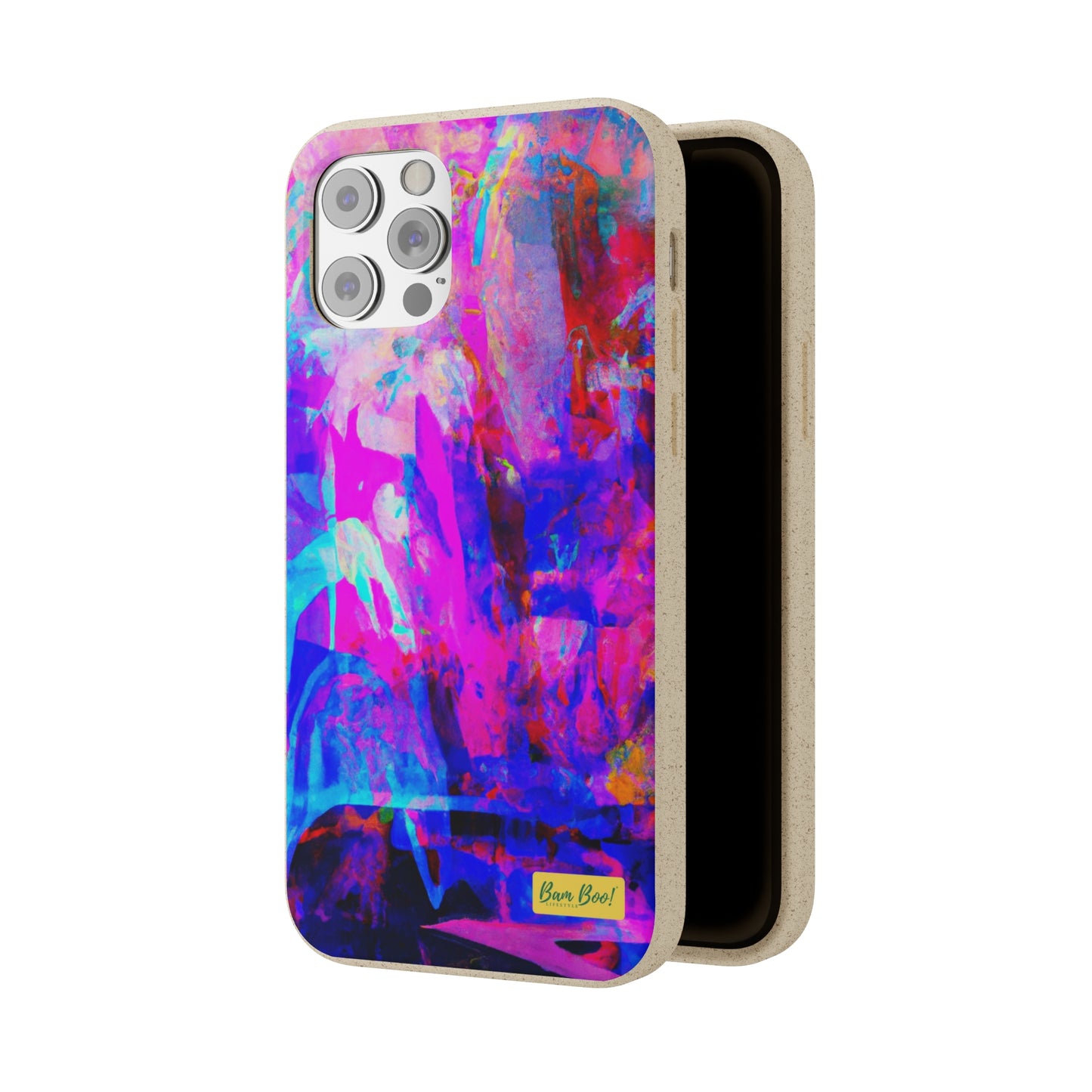 "Abstract Expressionism: Exploring Color and Texture" - Bam Boo! Lifestyle Eco-friendly Cases
