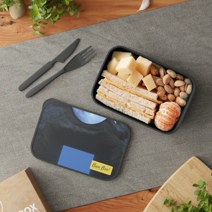 "Envisioned in Flux: A Surreal Landscape of Photographic and Digital Art" - Bam Boo! Lifestyle Eco-friendly PLA Bento Box with Band and Utensils