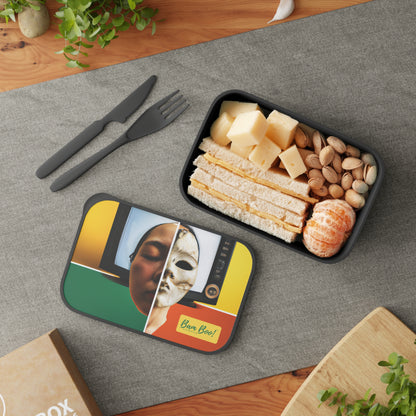 My Personal Vision Collage: A Creative Self-Portrait. - Bam Boo! Lifestyle Eco-friendly PLA Bento Box with Band and Utensils