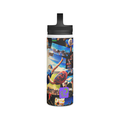 "Sports Passion Composite" - Go Plus Stainless Steel Water Bottle, Handle Lid