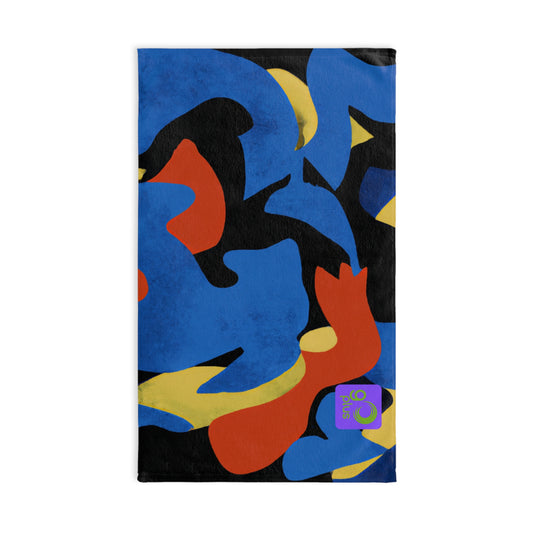 Vibrant Motion of Sports: A Colorful Expression of Emotion & Energy. - Go Plus Hand towel