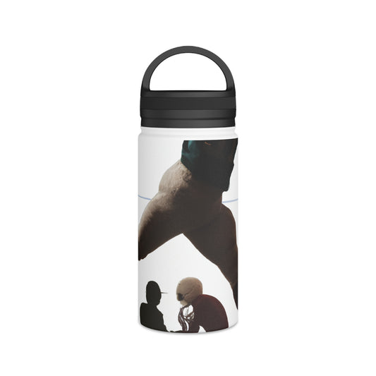 "Capture the Passion: Crafting an Artistic Representation of Your Favorite Sport" - Go Plus Stainless Steel Water Bottle, Handle Lid