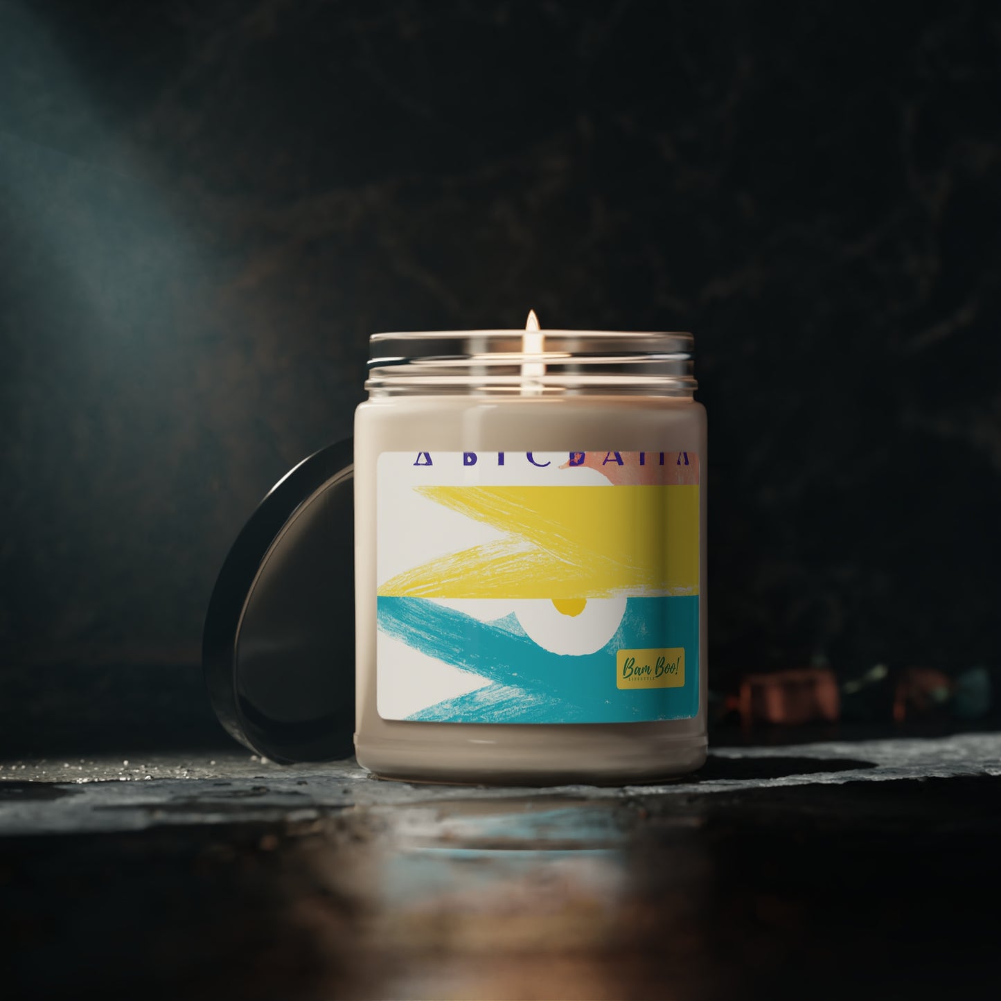 "3 Primary Colors, 1 Memory: A Colorful Reflection" - Bam Boo! Lifestyle Eco-friendly Soy Candle