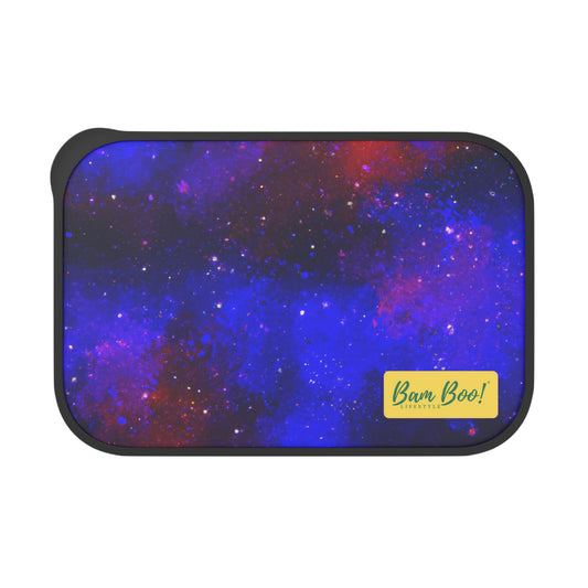 "Starry Night Skies" - Bam Boo! Lifestyle Eco-friendly PLA Bento Box with Band and Utensils