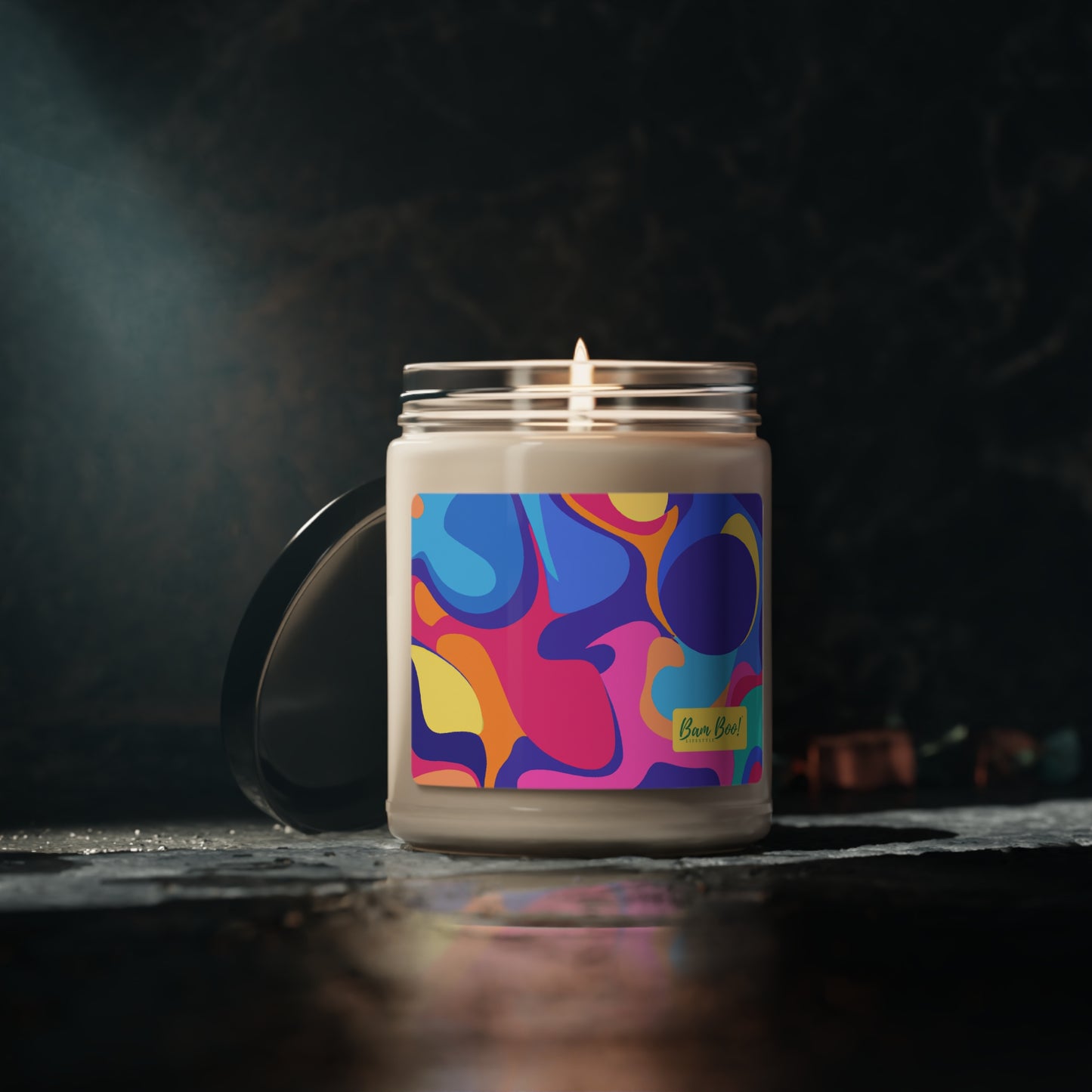"Fostering Joy: A Radiant Artistic Expression" - Bam Boo! Lifestyle Eco-friendly Soy Candle
