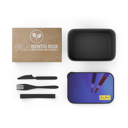 "A Multihued Emotion: An Exploration of Color, Contrast, and Light" - Bam Boo! Lifestyle Eco-friendly PLA Bento Box with Band and Utensils
