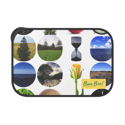 My Memory in a Collage - Bam Boo! Lifestyle Eco-friendly PLA Bento Box with Band and Utensils