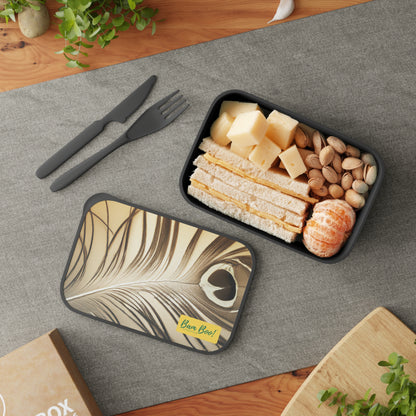 "Nature's Allure: Exploring the Splendor of the World around Us." - Bam Boo! Lifestyle Eco-friendly PLA Bento Box with Band and Utensils