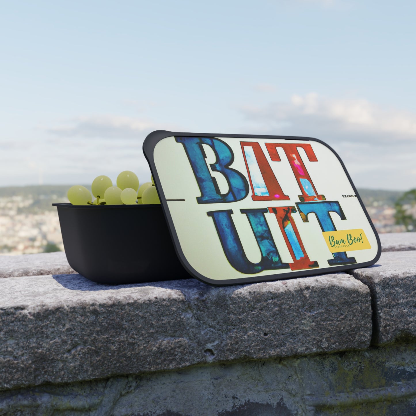 "Beacon of Triumph" - Bam Boo! Lifestyle Eco-friendly PLA Bento Box with Band and Utensils