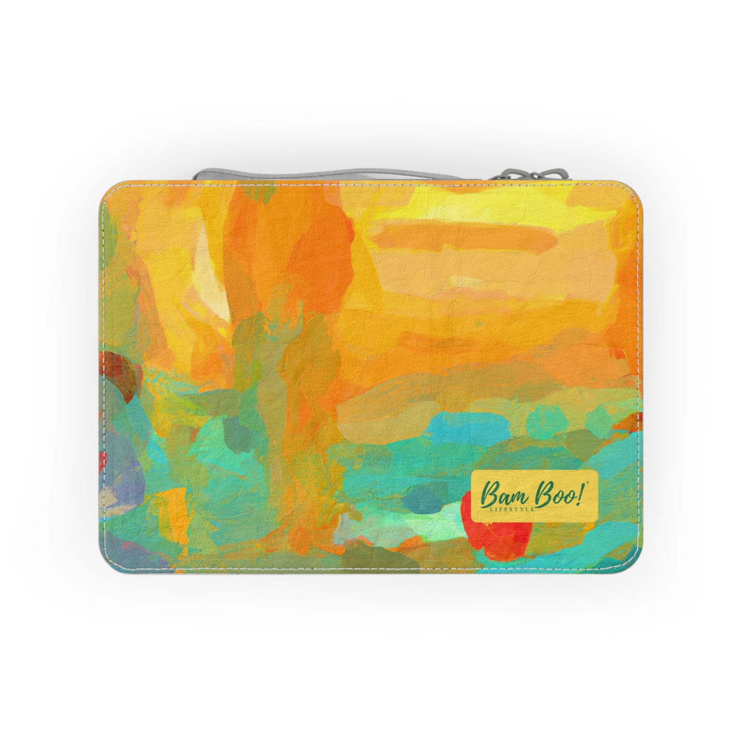 "An Ode to Nature: An Abstract Painting Journey" - Bam Boo! Lifestyle Eco-friendly Paper Lunch Bag