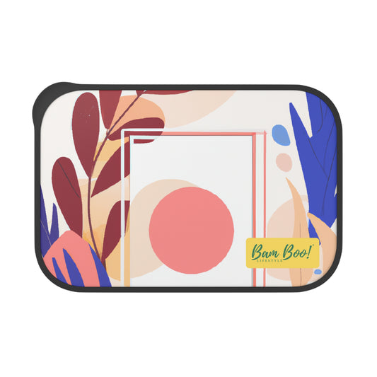 "My Reflection in Shapes and Colors" - Bam Boo! Lifestyle Eco-friendly PLA Bento Box with Band and Utensils