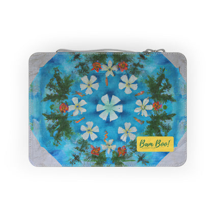 "Nature's Mandala: A Natural-Colored Artful Balance" - Bam Boo! Lifestyle Eco-friendly Paper Lunch Bag