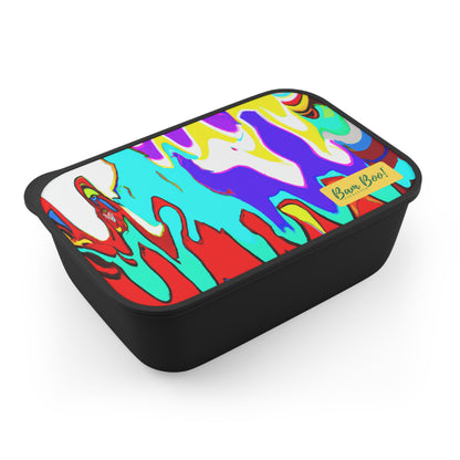 "A Burst of Colors: Reflecting on Life's Perspective" - Bam Boo! Lifestyle Eco-friendly PLA Bento Box with Band and Utensils