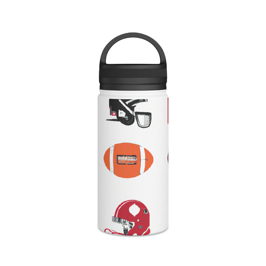 "A Creative Reimagining of a Classic Sport". - Go Plus Stainless Steel Water Bottle, Handle Lid