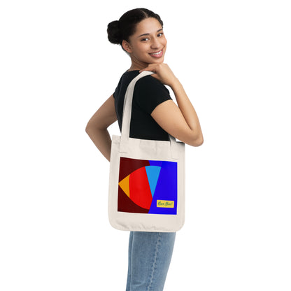 "Exploring Chromatic Contrasts: Painting with Dynamic Color and Form" - Bam Boo! Lifestyle Eco-friendly Tote Bag